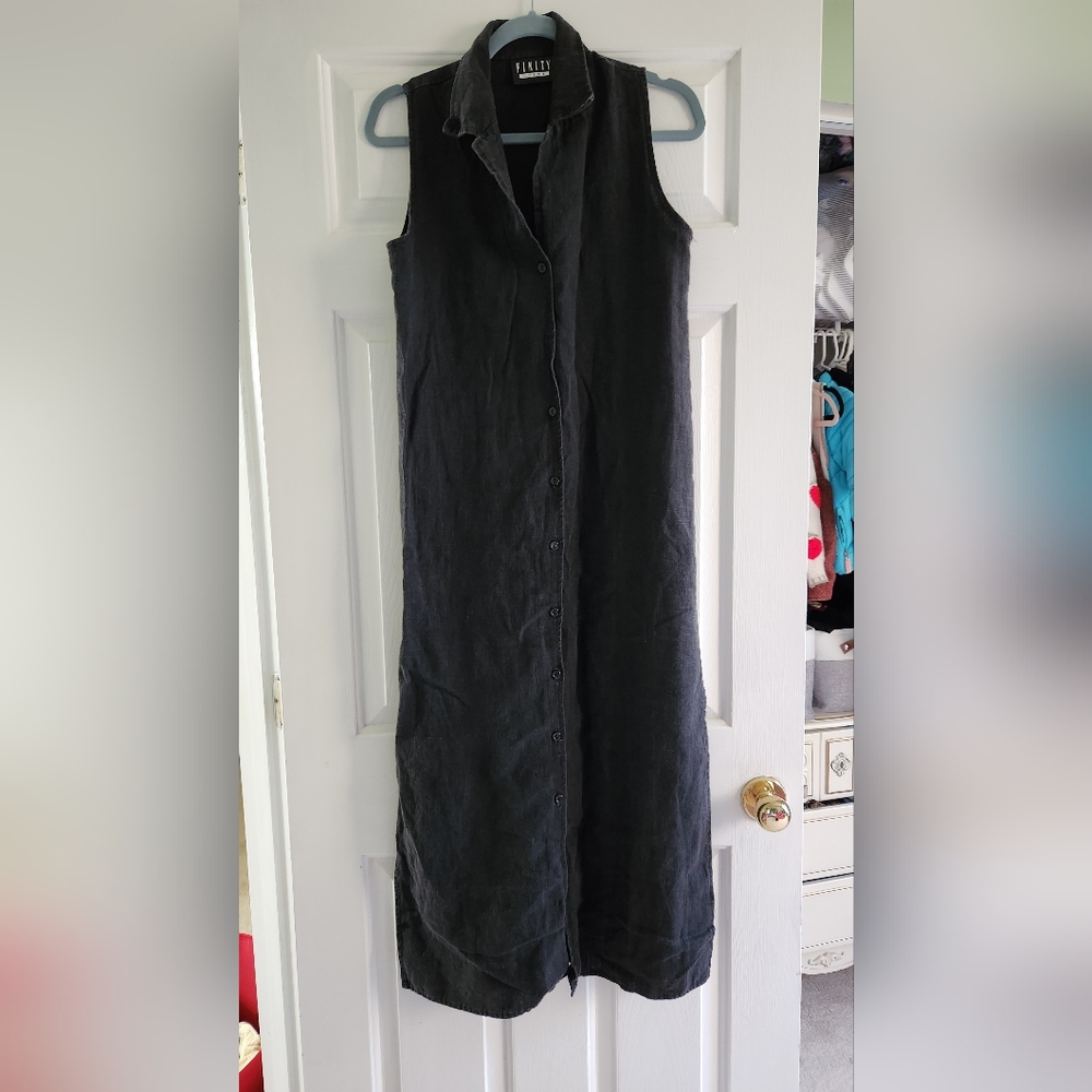 100% Linen Maxi Dress